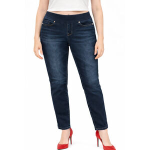 JAG Jeans Womens Size 6 Dark Wash Mid Rise Skinny Pull On Stretch Classic Comfy